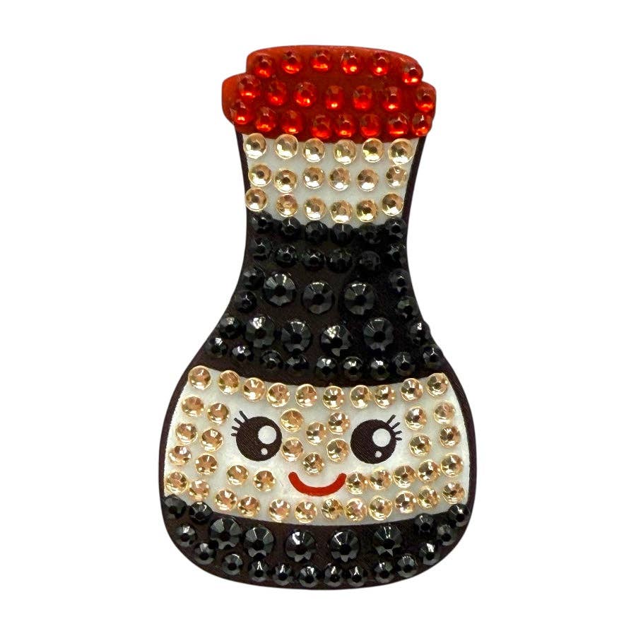 Savory & Sushi Set of 4 2" Rhinestone Stickers: O/S