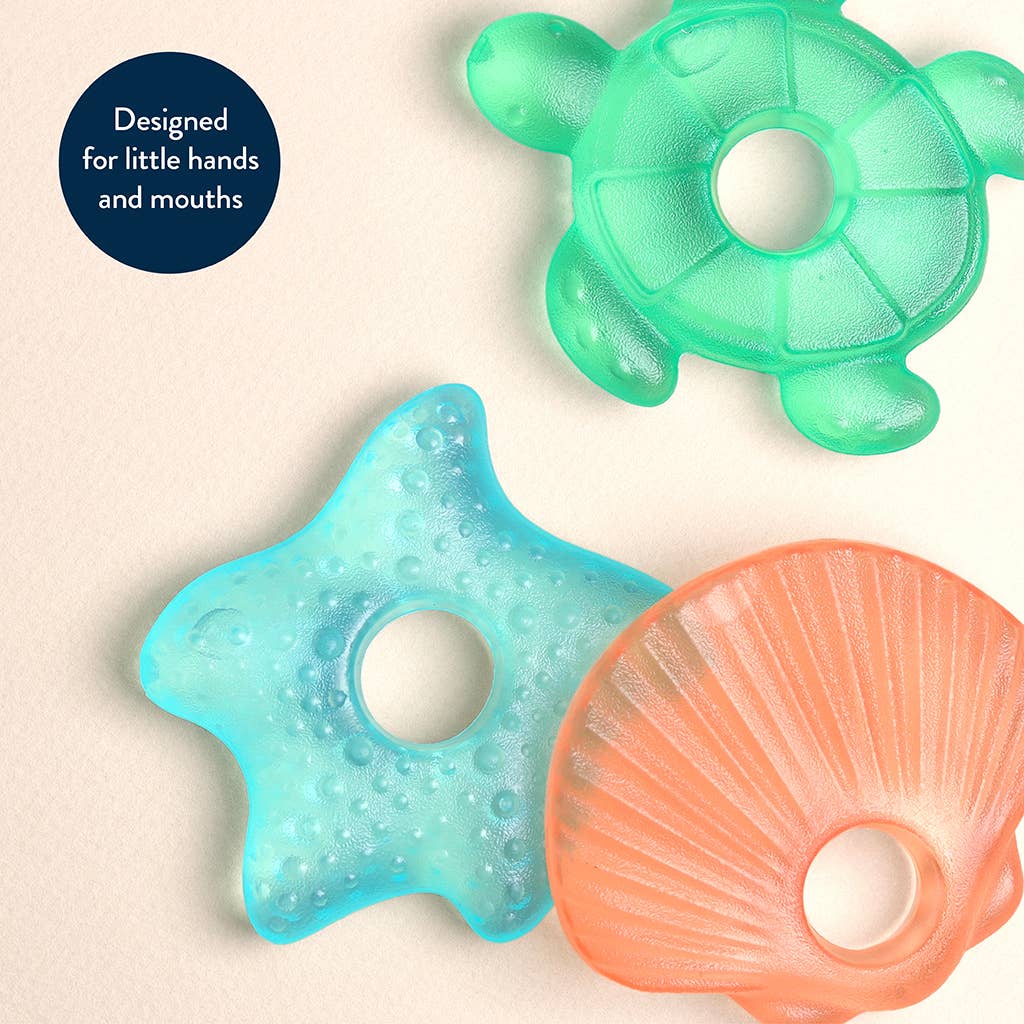 Cutie Coolers™ Water Filled Teethers (3-pack): Dino
