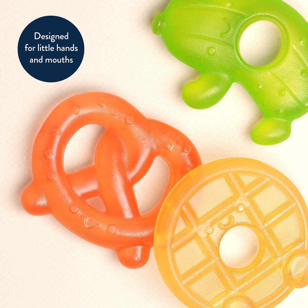 Cutie Coolers™ Water Filled Teethers (3-pack): Dino