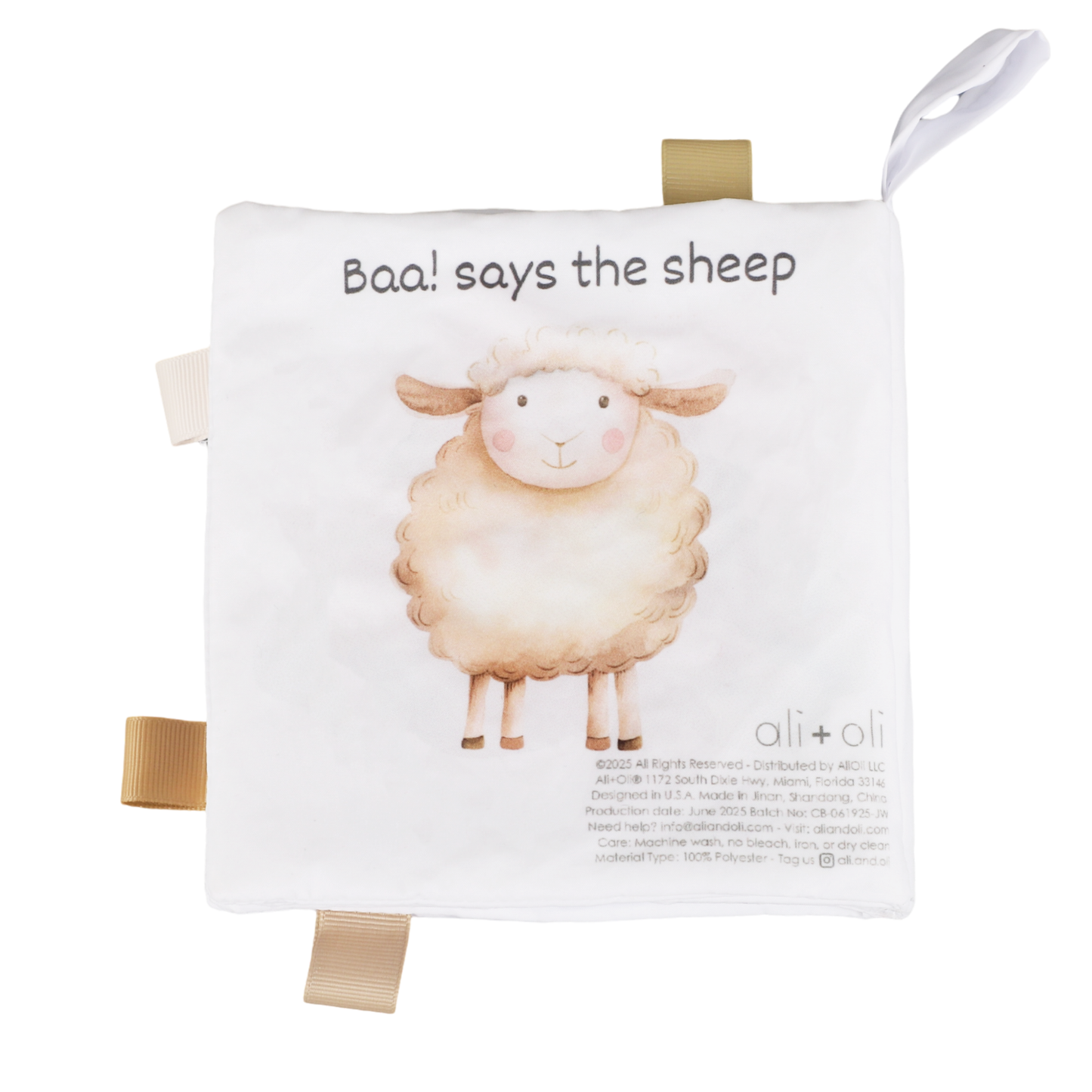 Farm Animals – Crinkle Cloth Book
