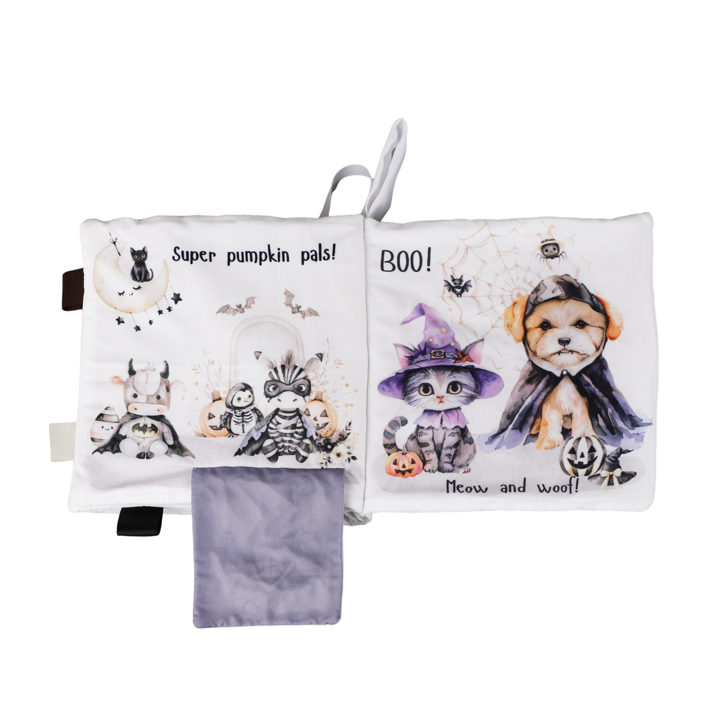 Halloween Paws - Cloth Crinkle Book