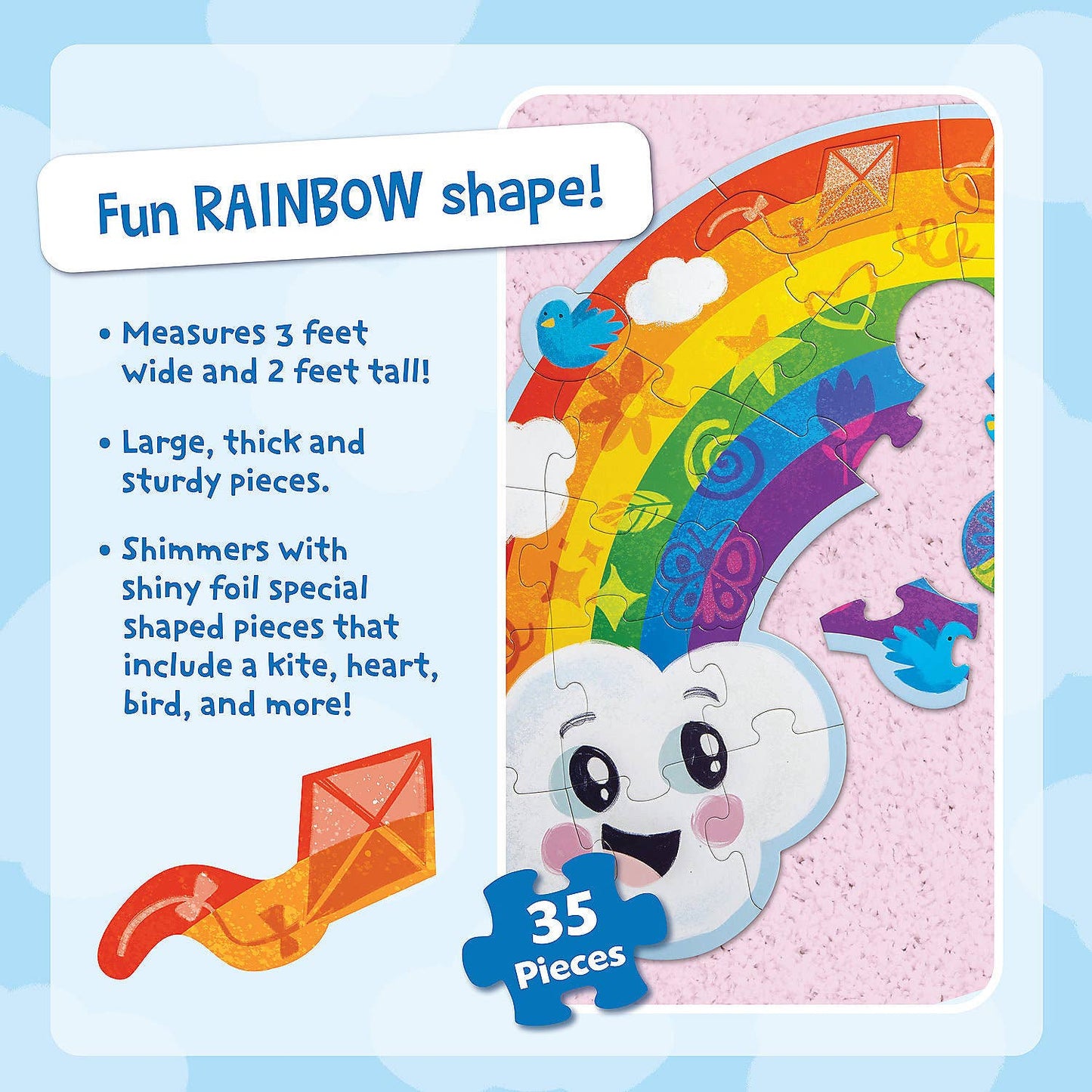 Floor Puzzle: Rainbow