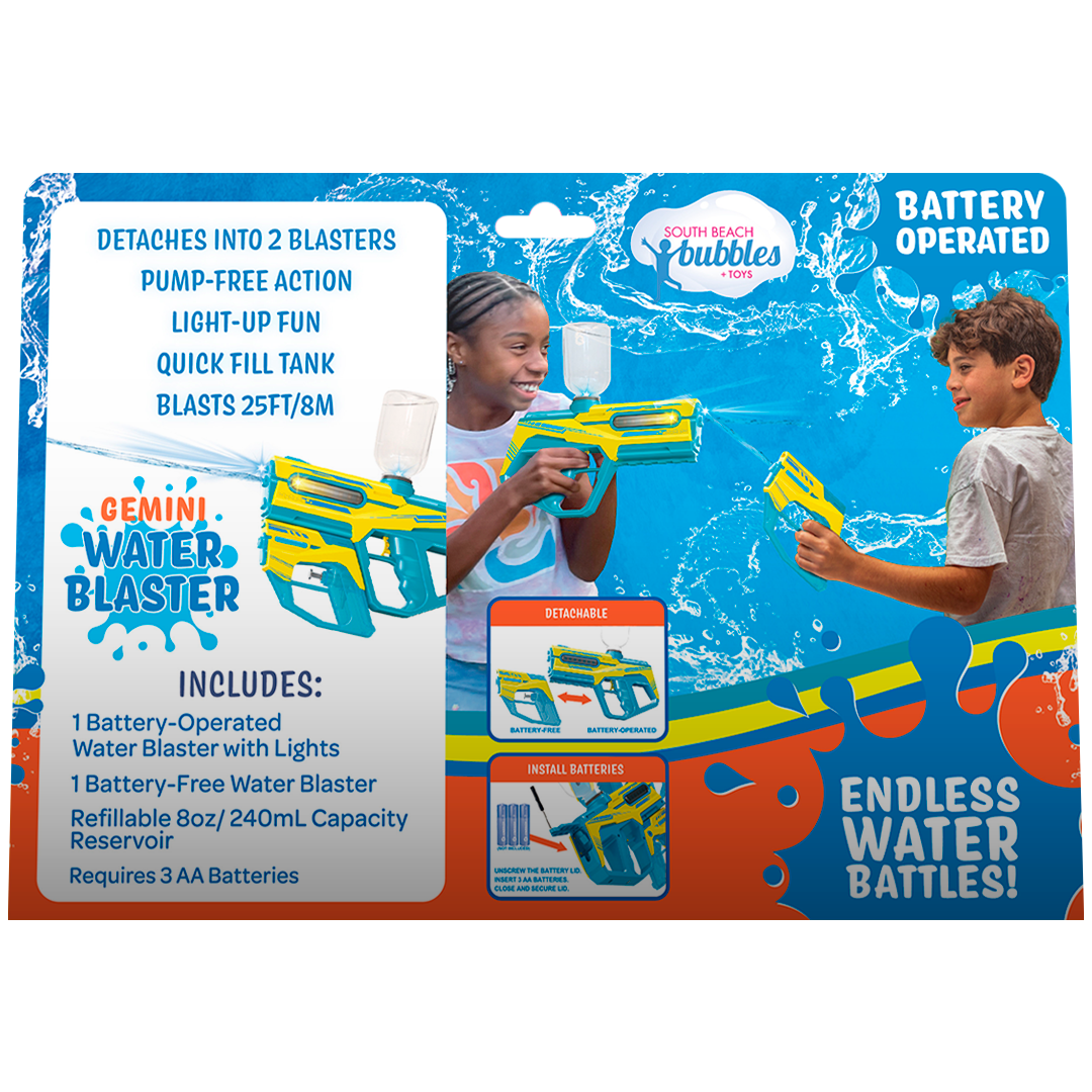 Gemini 2-in-1 Electric Water Blaster