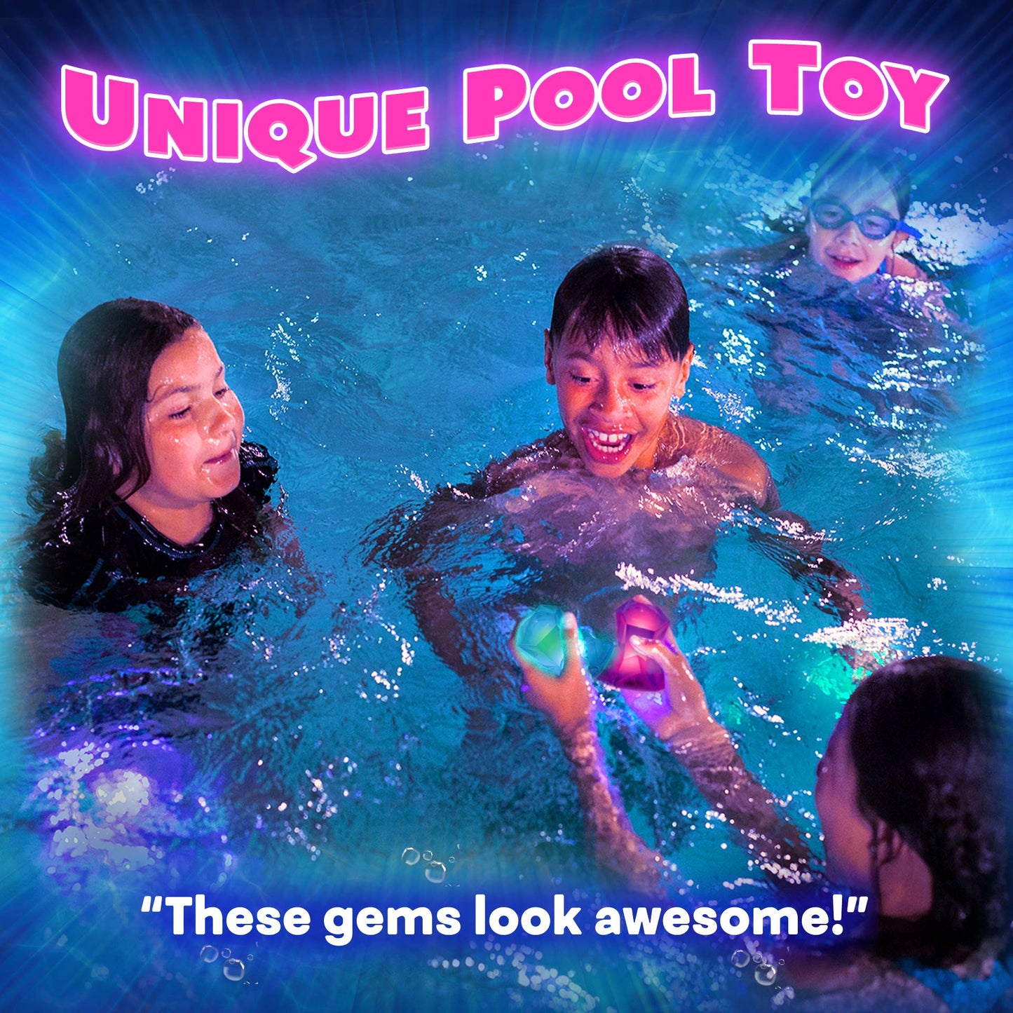 Dive Diamonds: Diving Toys & Light Up Pool Set