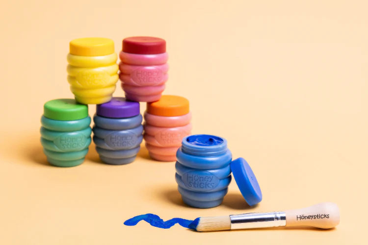 Honeysticks Finger Paint 55ml 6pk