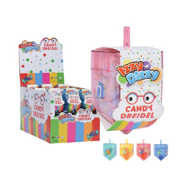 Candy Filled Dreidels - Assorted Colors