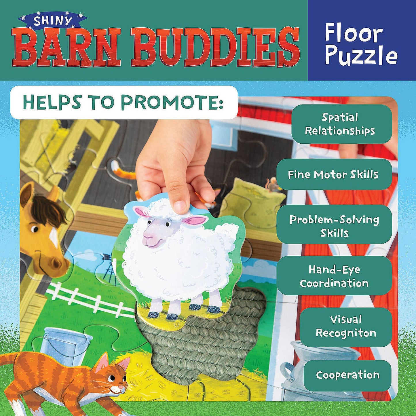 Floor Puzzle: Barn Buddies