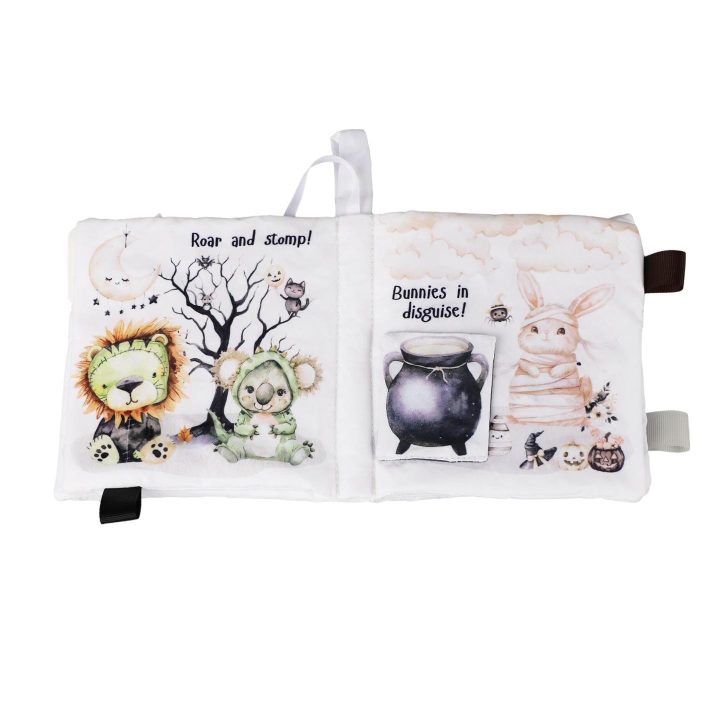 Halloween Paws - Cloth Crinkle Book