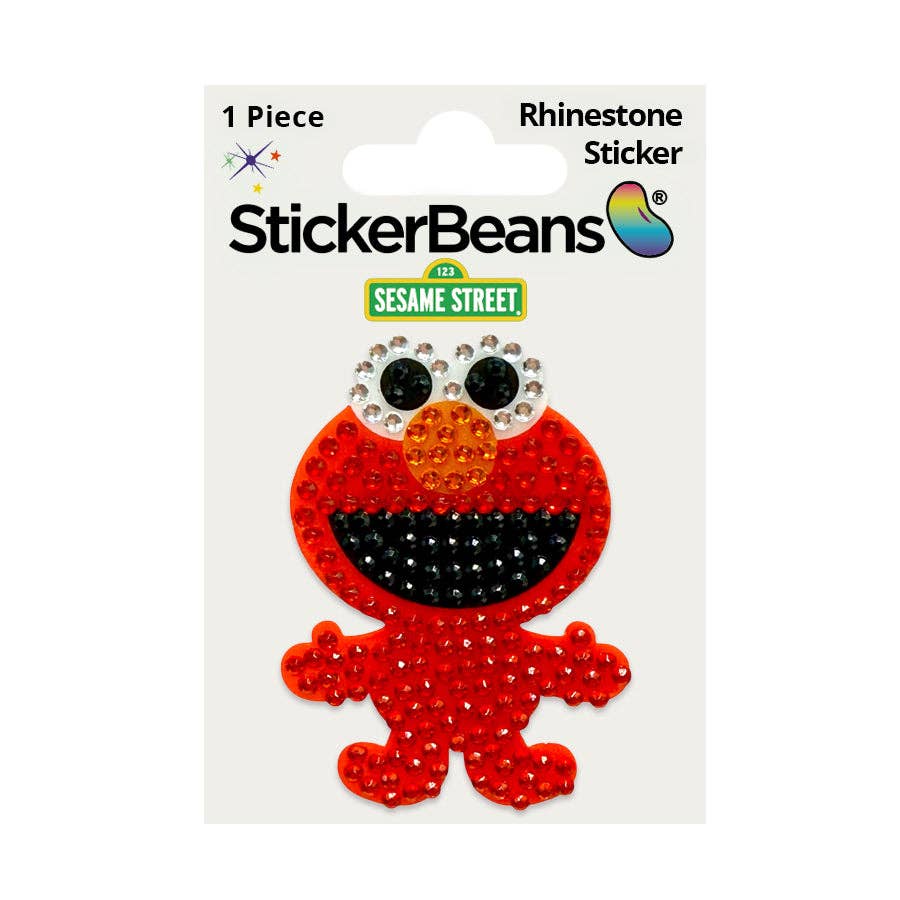 Elmo 2" Rhinestone Sesame Street Sticker: O/S