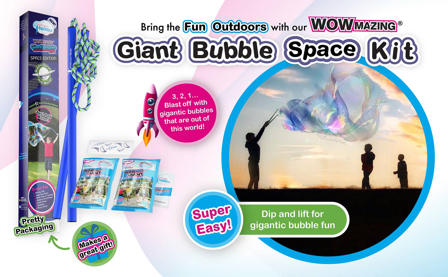WOWmazing Giant Bubble Kit