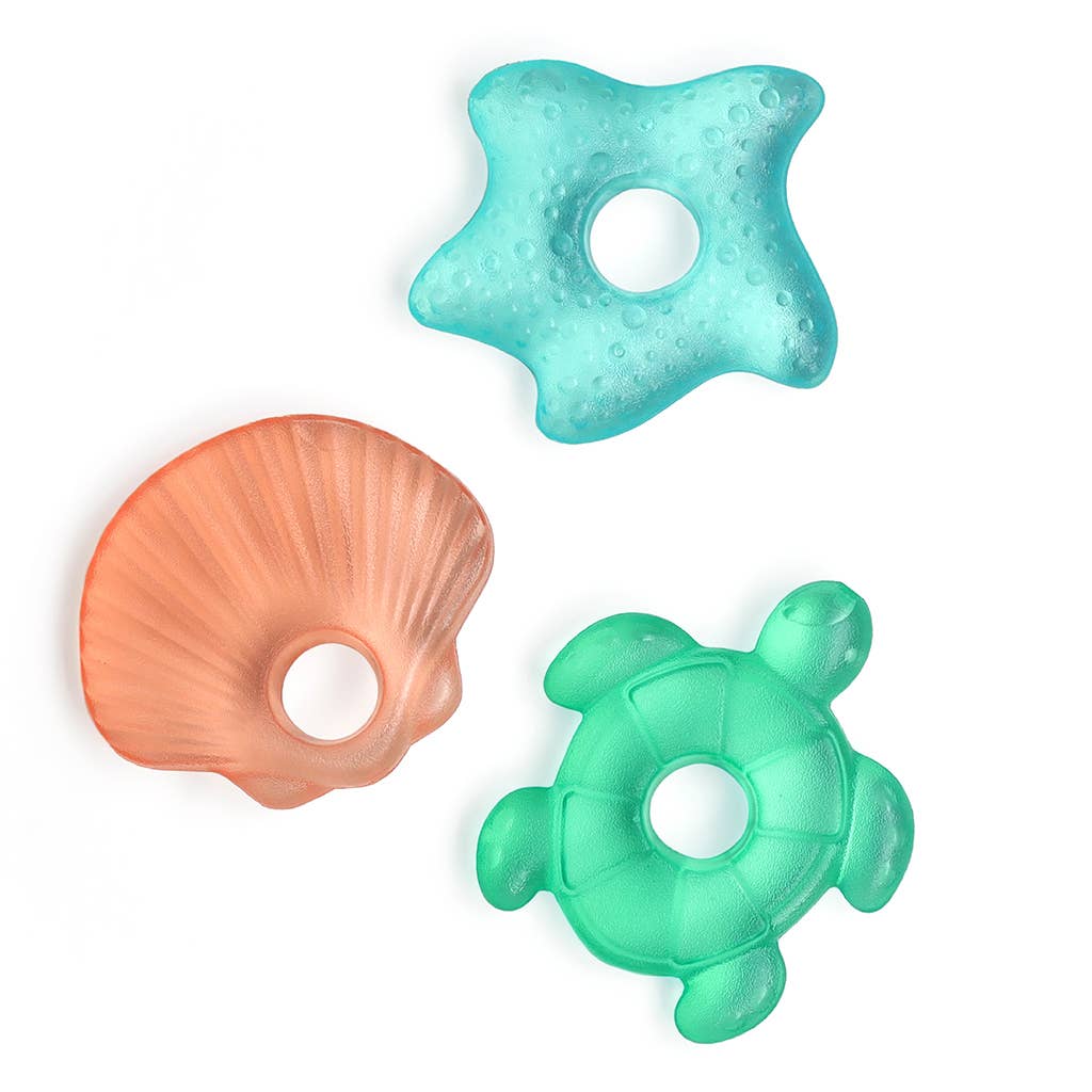 Cutie Coolers™ Water Filled Teethers (3-pack): Dino