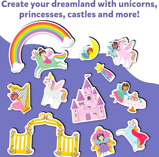 Skillmatics - Magnetopia Princess & Unicorn Land Play Set