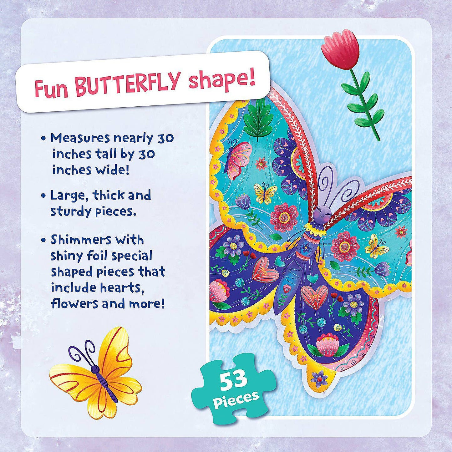 Floor Puzzle: Butterfly