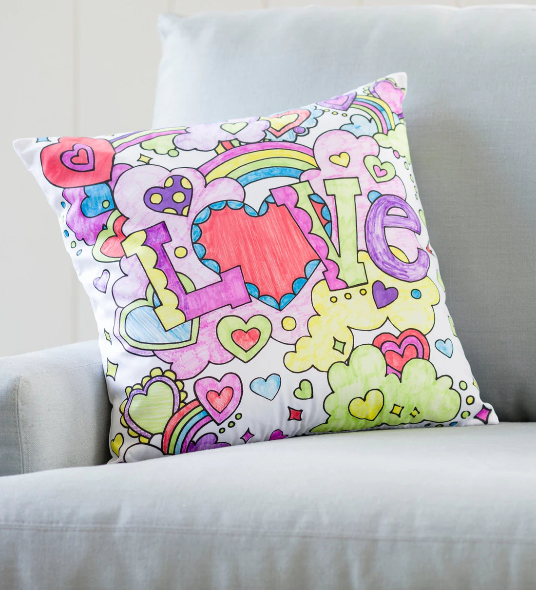 Color Your Own Pillow Set