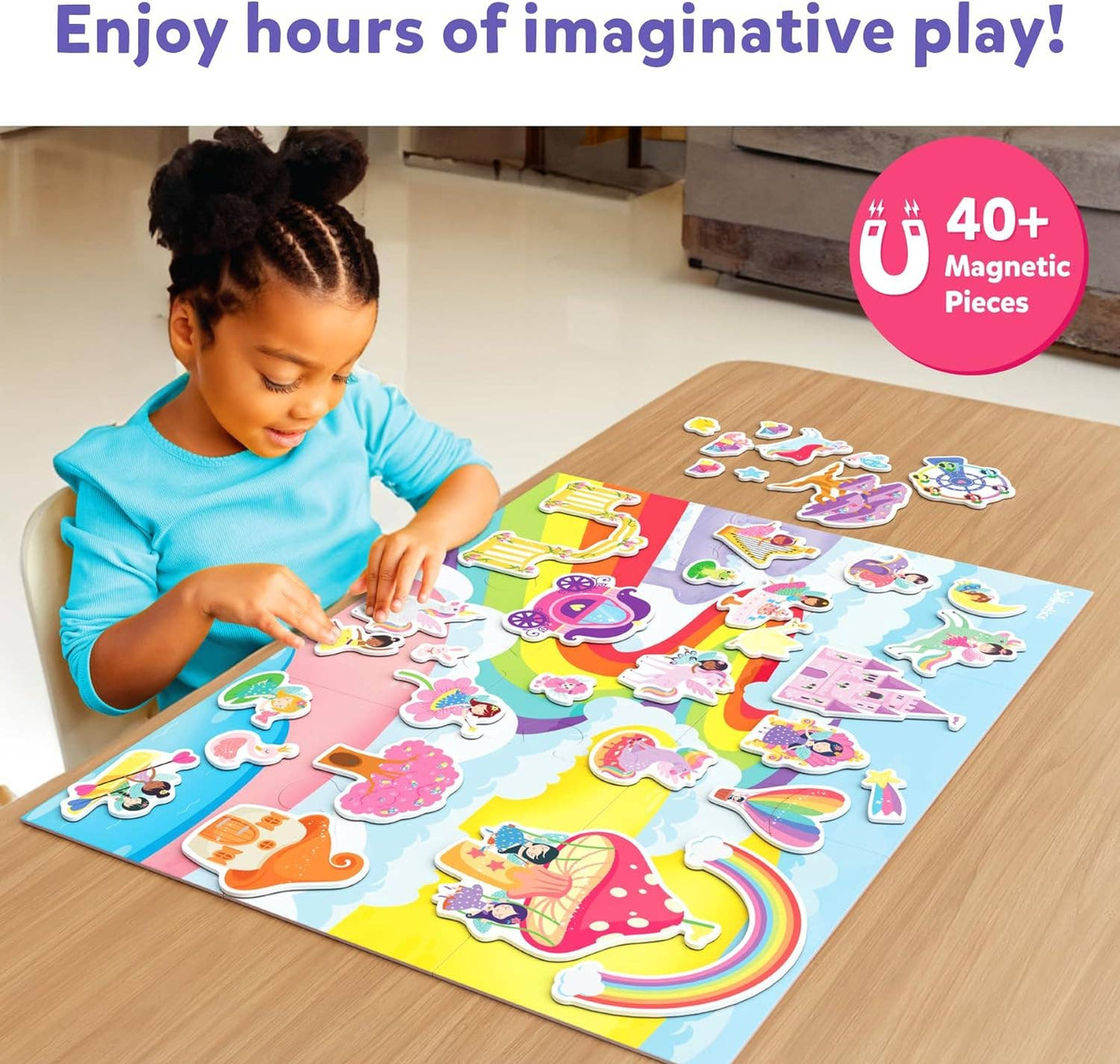 Skillmatics - Magnetopia Princess & Unicorn Land Play Set