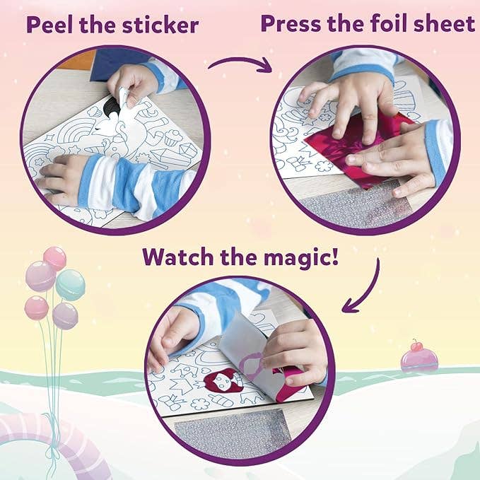 Skillmatics - Foil Fun - Unicorn and Princess Craft Kits