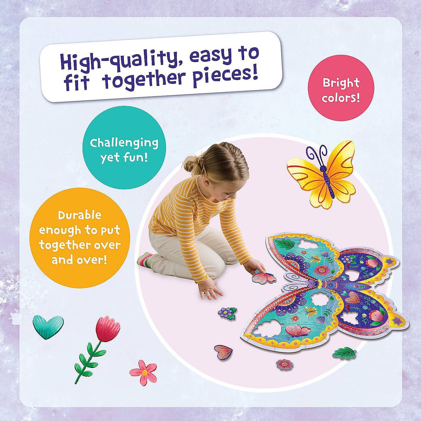 Floor Puzzle: Butterfly