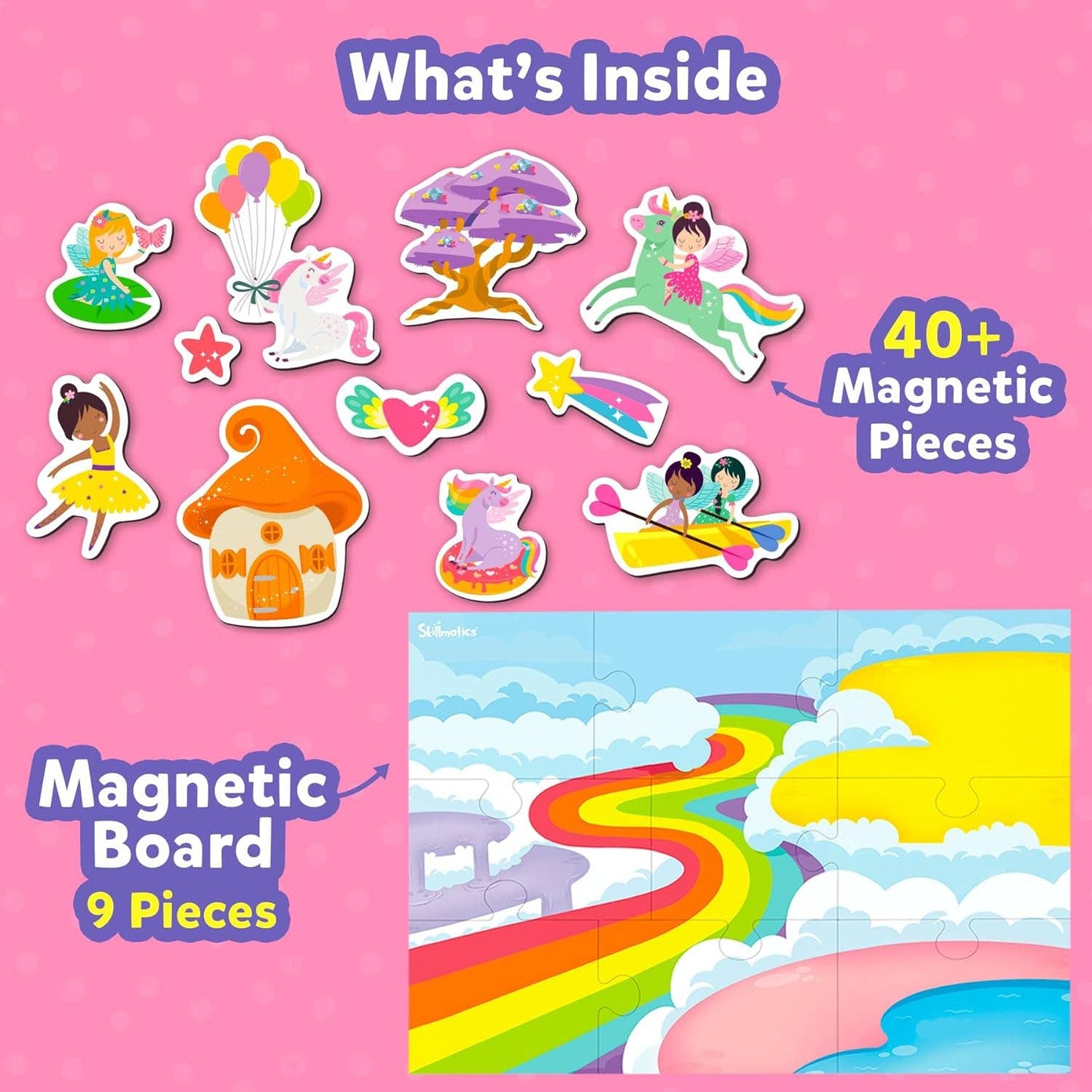 Skillmatics - Magnetopia Princess & Unicorn Land Play Set