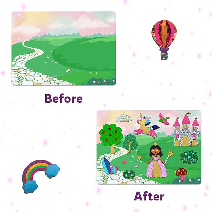 Skillmatics - Foil Fun - Unicorn and Princess Craft Kits