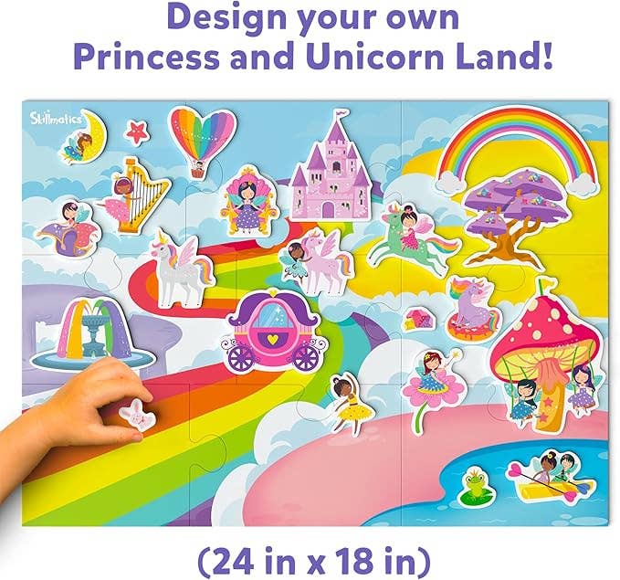 Skillmatics - Magnetopia Princess & Unicorn Land Play Set