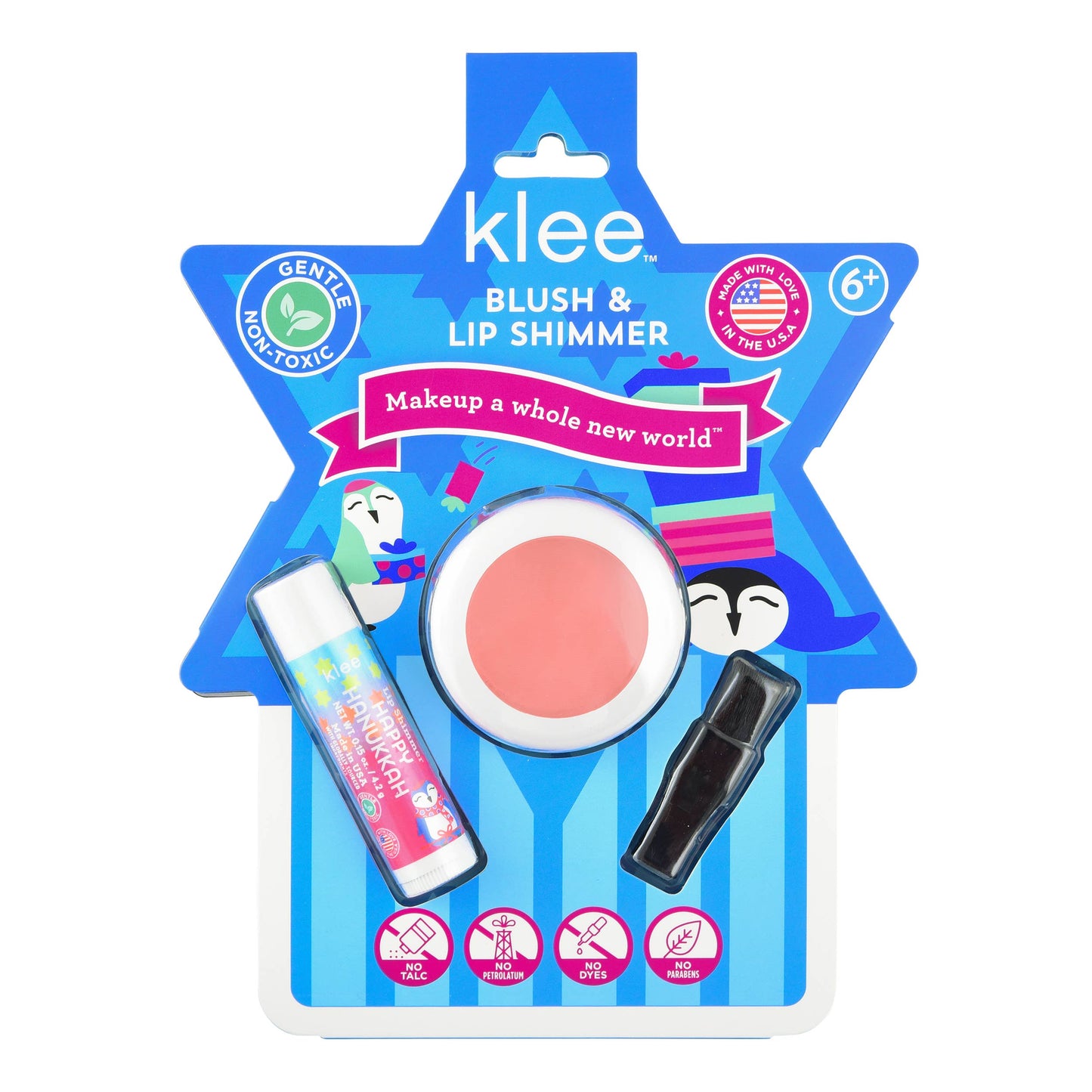 Starlight Buzz - Hanukkah Blush and Lip Shimmer Set: Candlelight Glow