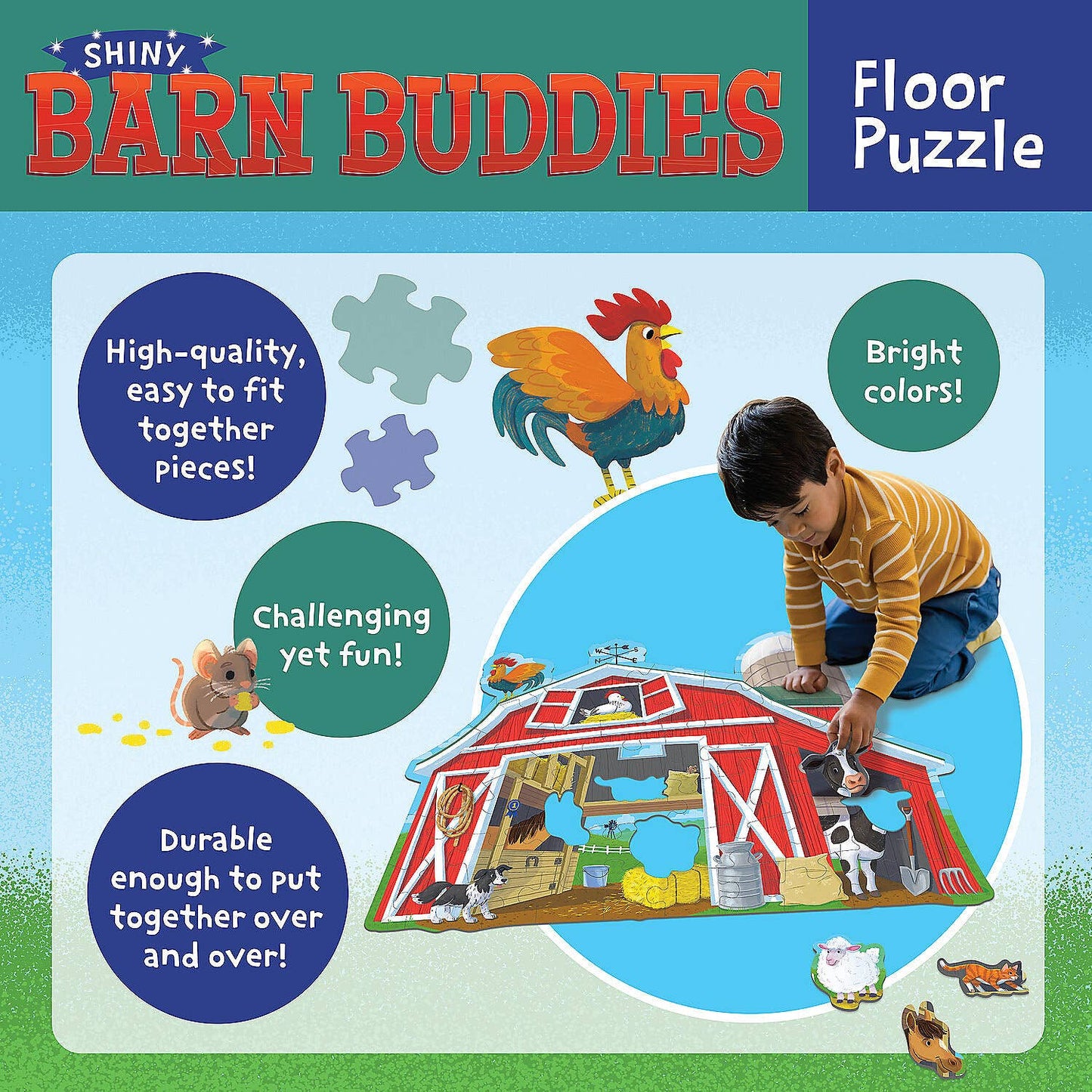 Floor Puzzle: Barn Buddies