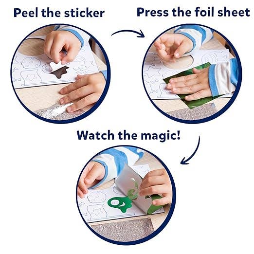 Skillmatics - Foil Fun - Up in Space No Mess Art for Kids