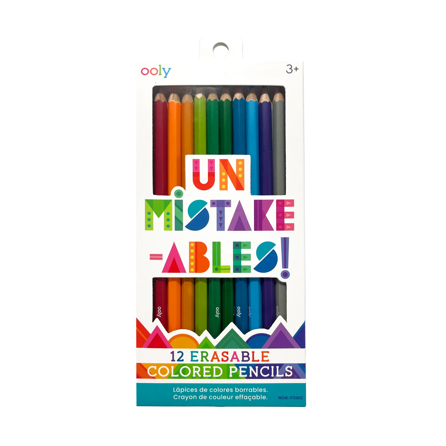 Un-Mistakeables! Erasable Colored Pencils - Set of 12