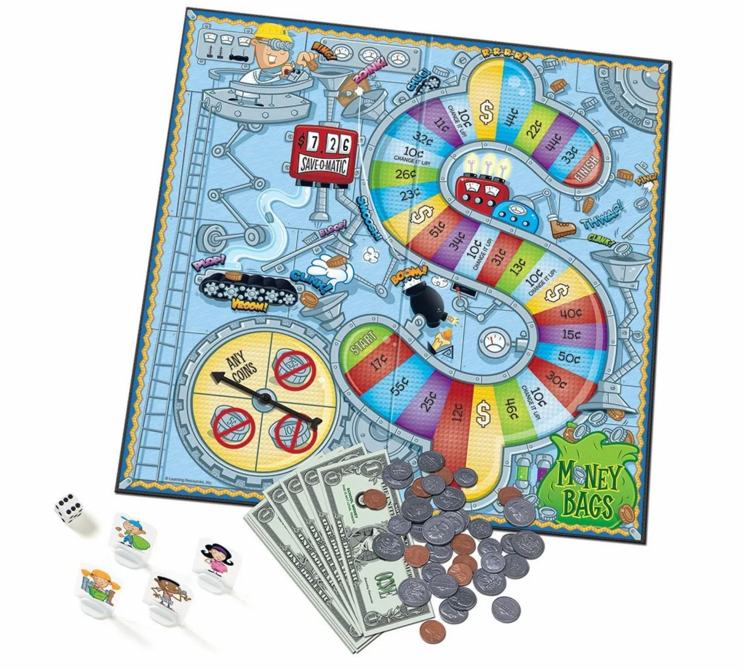 Money Bags Coin Value Game