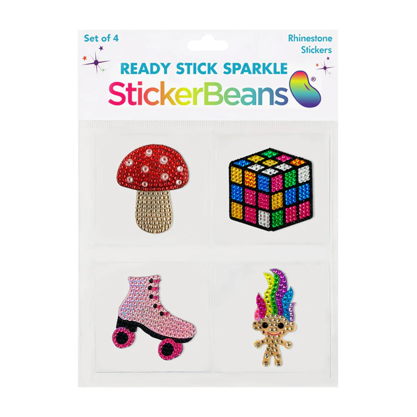 StickerBeans Retro Set of 4