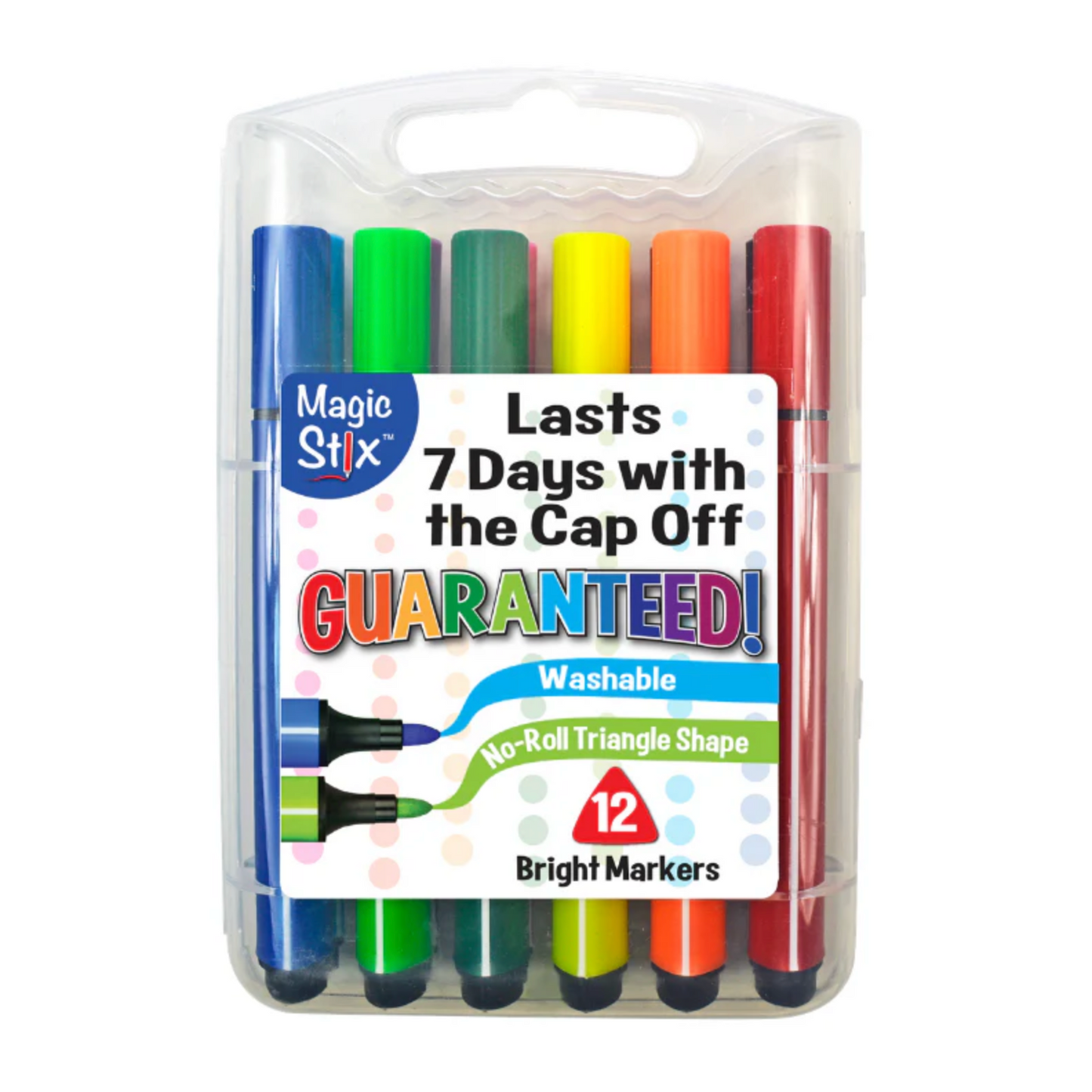 Magic Stix Triangular Markers 12pack