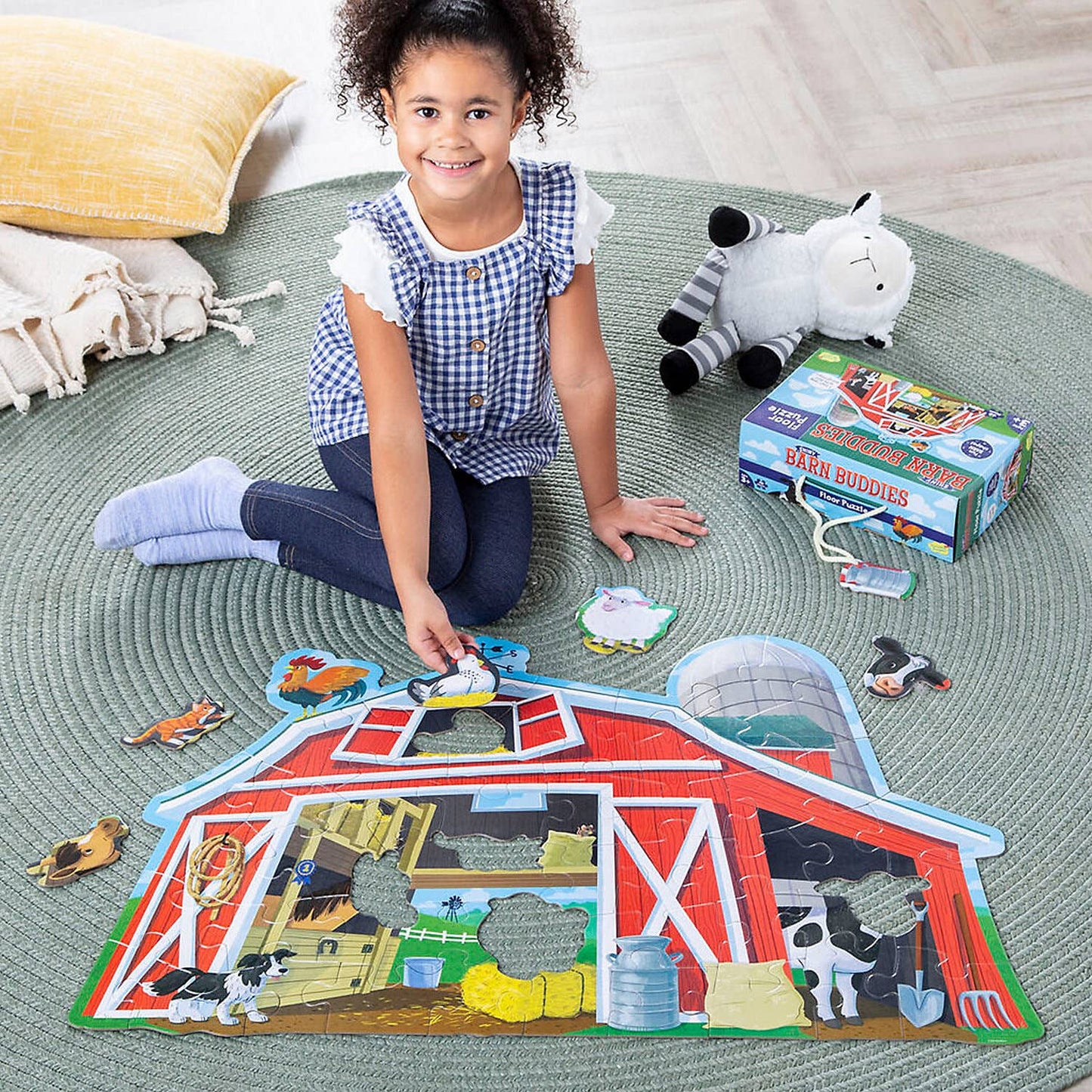 Floor Puzzle: Barn Buddies