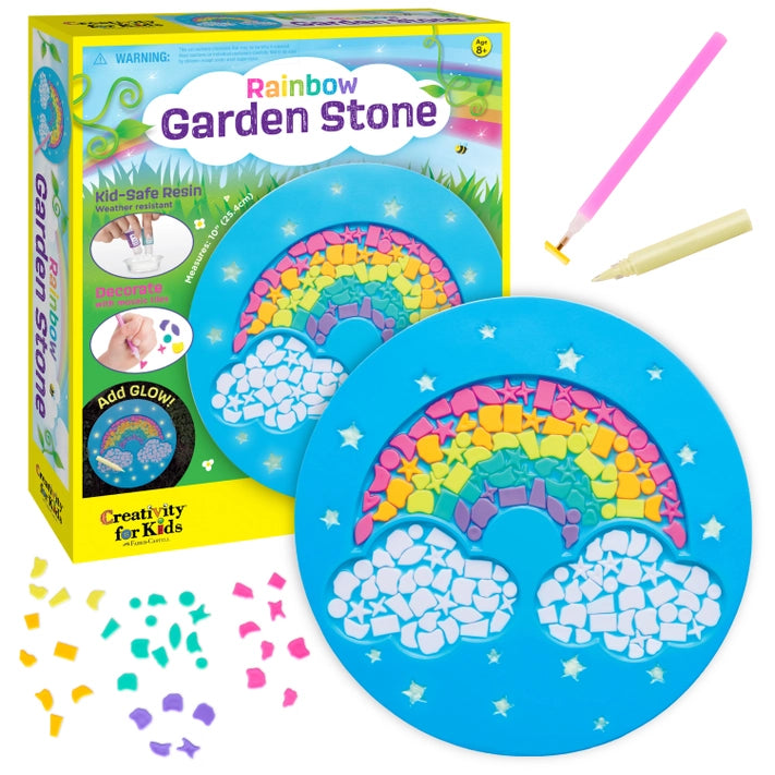 Rainbow Garden Stone