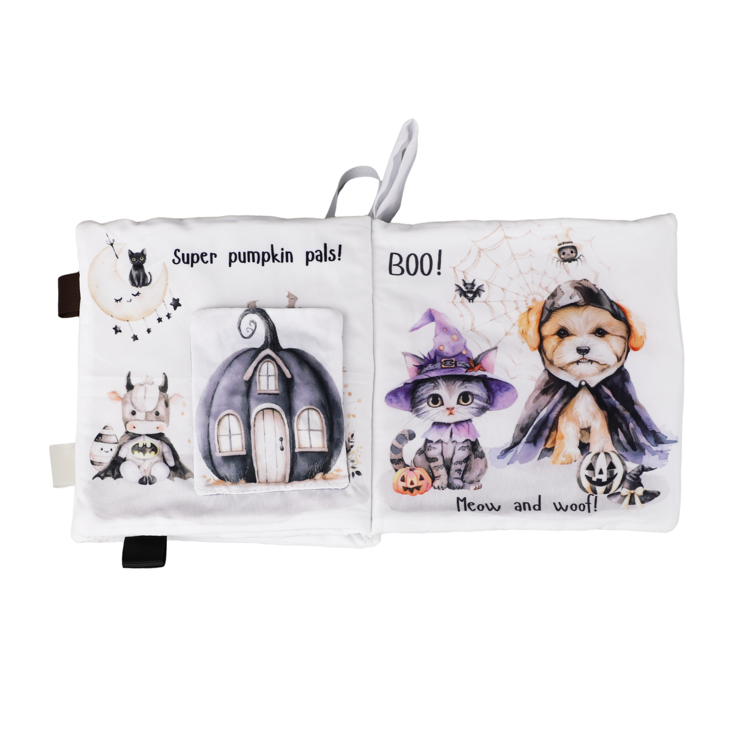 Halloween Paws - Cloth Crinkle Book