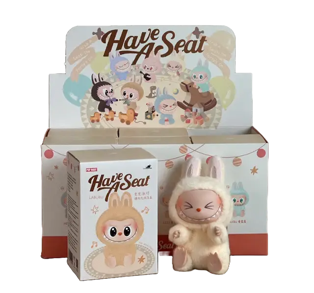 Labubu Style THE MONSTERS Have A Seat Bag keychain: BOX