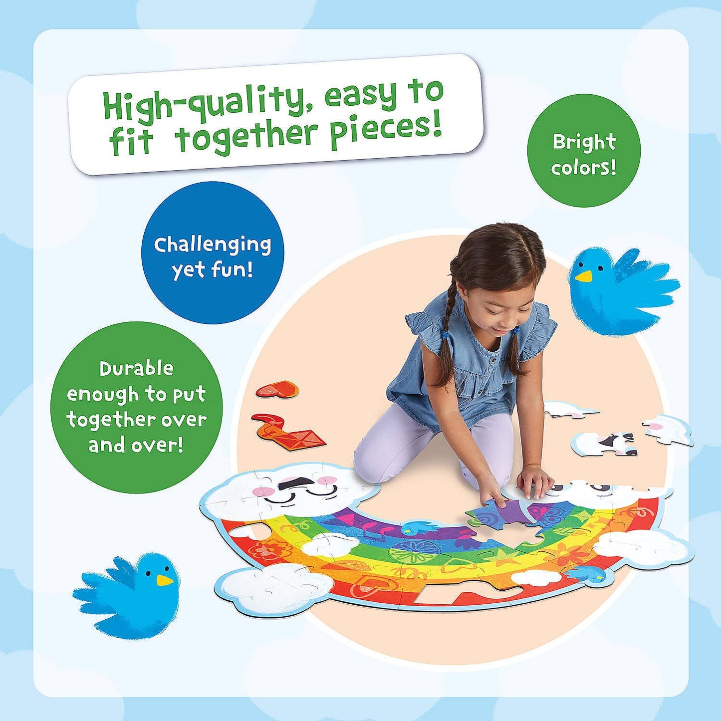 Floor Puzzle: Rainbow