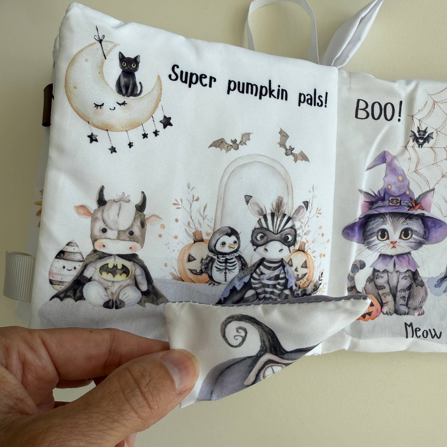 Halloween Paws - Cloth Crinkle Book