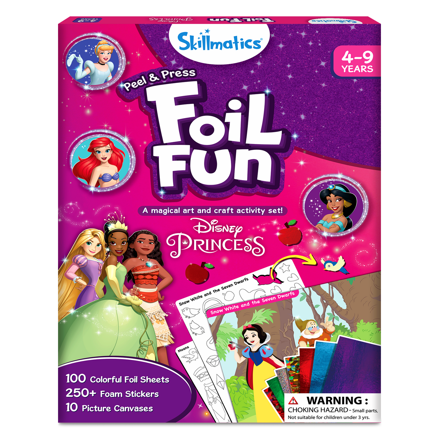 Skillmatics - Foil Fun - Disney Princesses Art for Kids