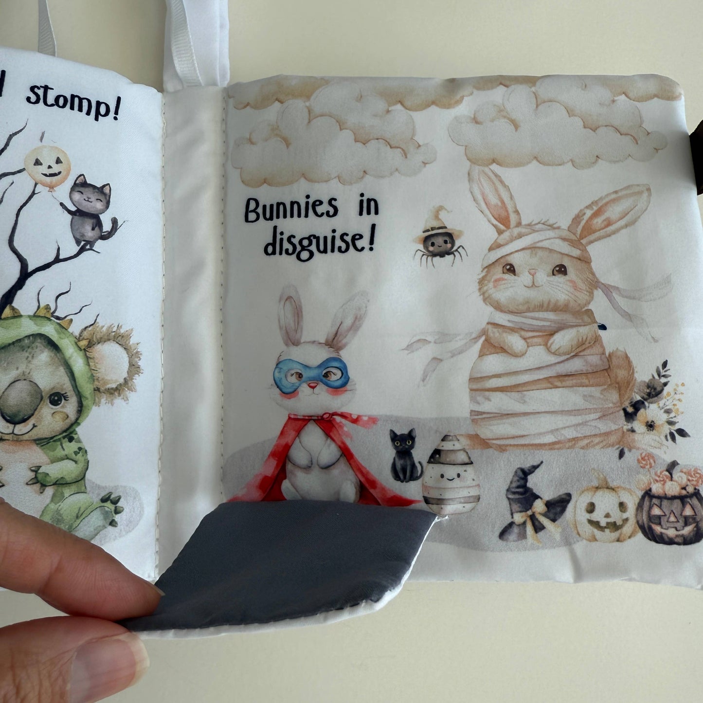 Halloween Paws - Cloth Crinkle Book