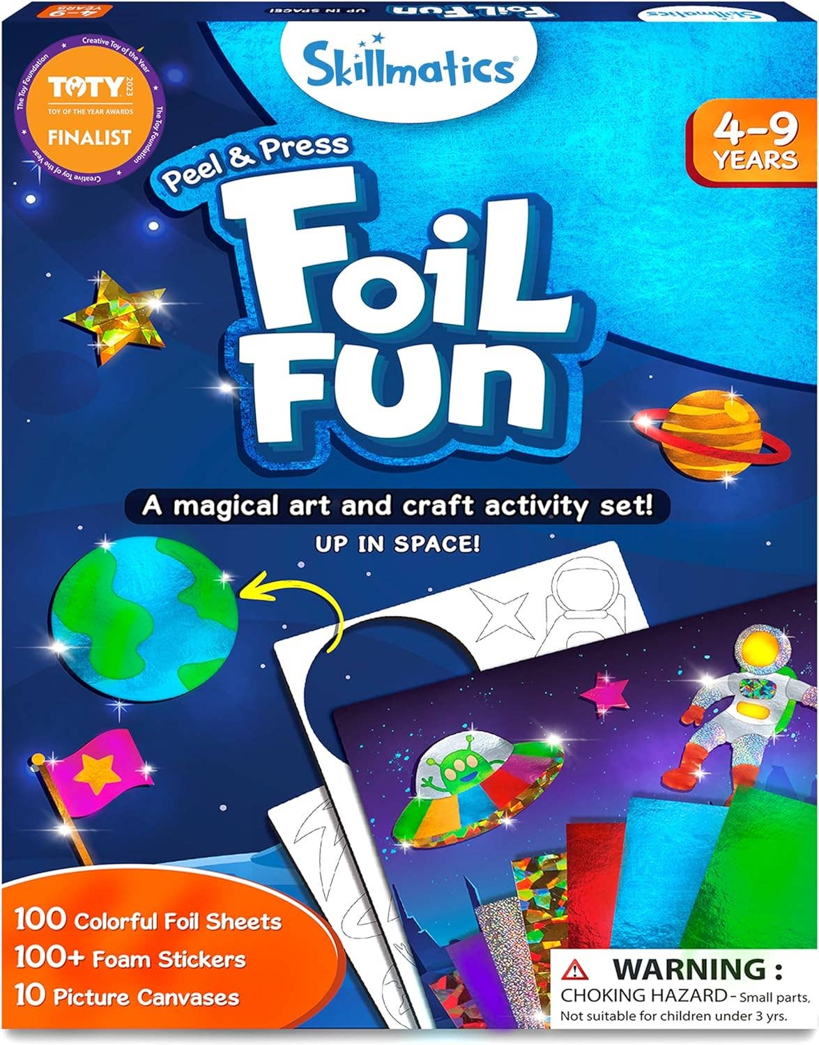 Skillmatics - Foil Fun - Up in Space No Mess Art for Kids
