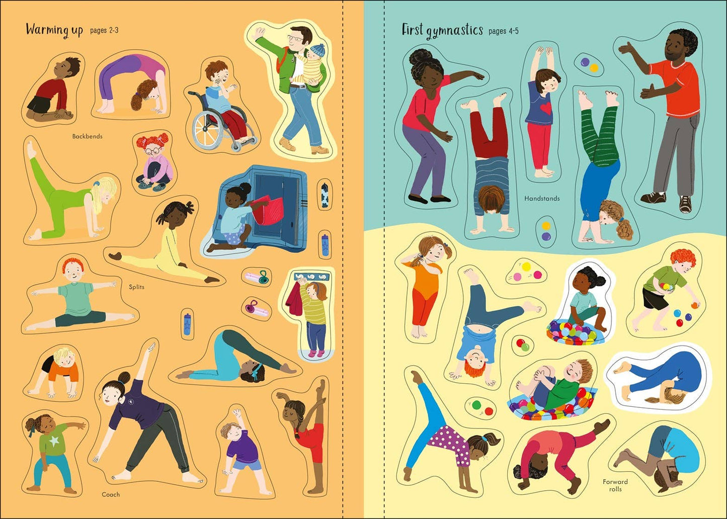 Little First Stickers Gymnastics