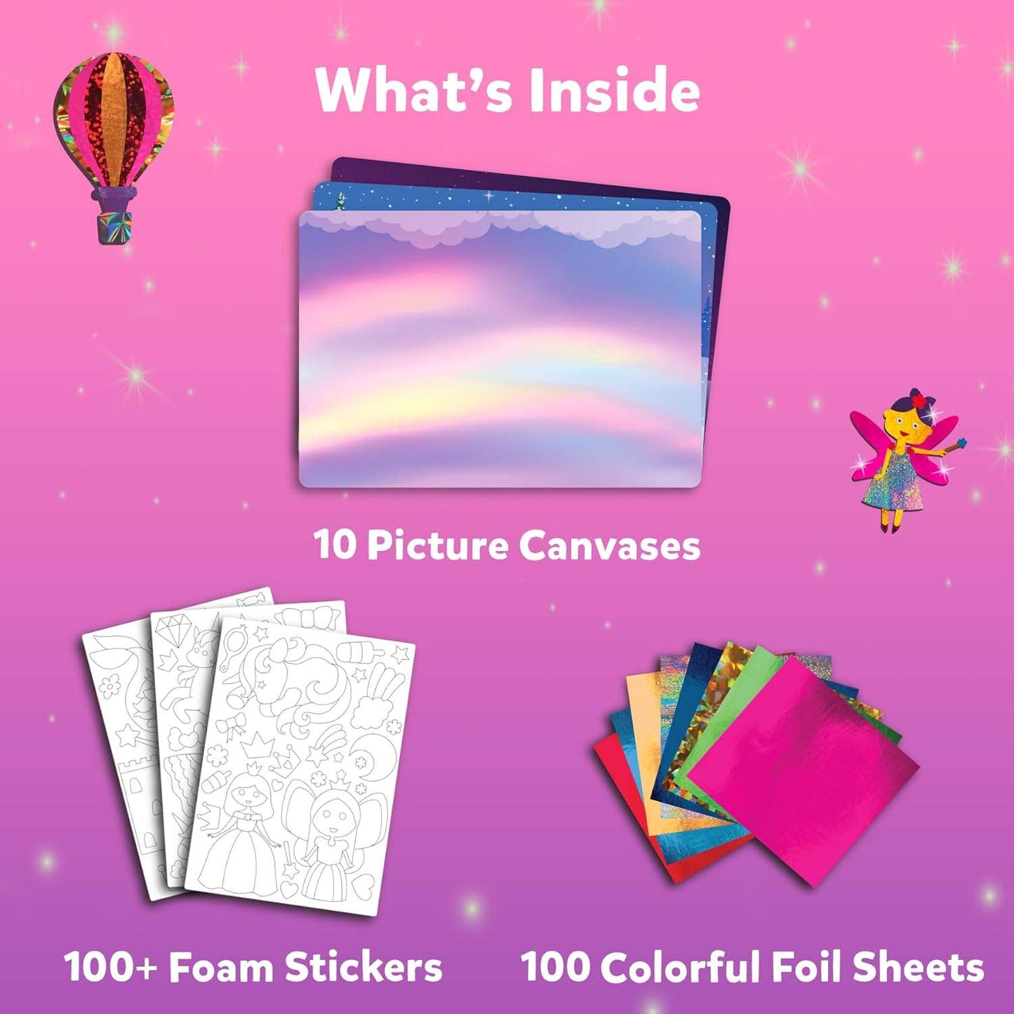 Skillmatics - Foil Fun - Unicorn and Princess Craft Kits