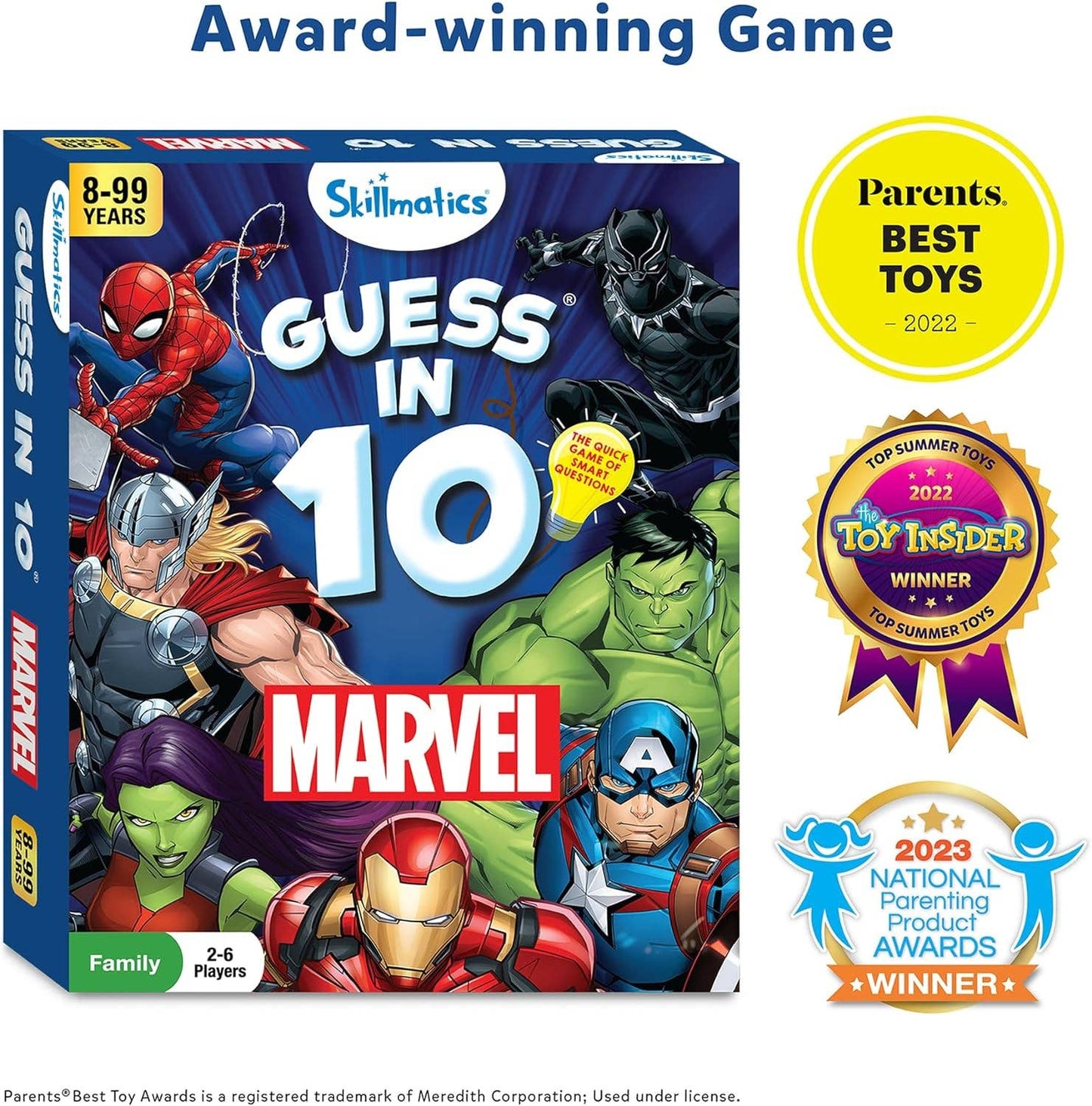 Skillmatics Guess in 10 Marvel Card Game
