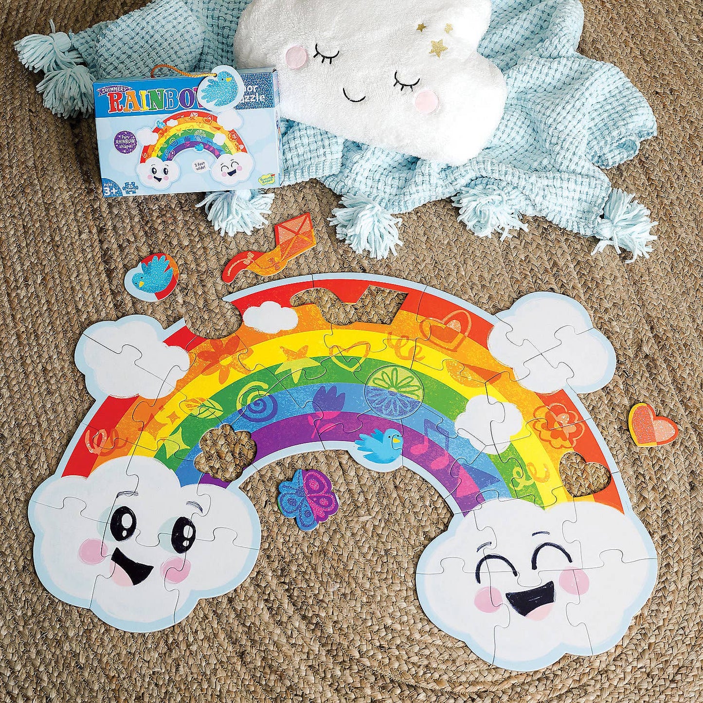 Floor Puzzle: Rainbow