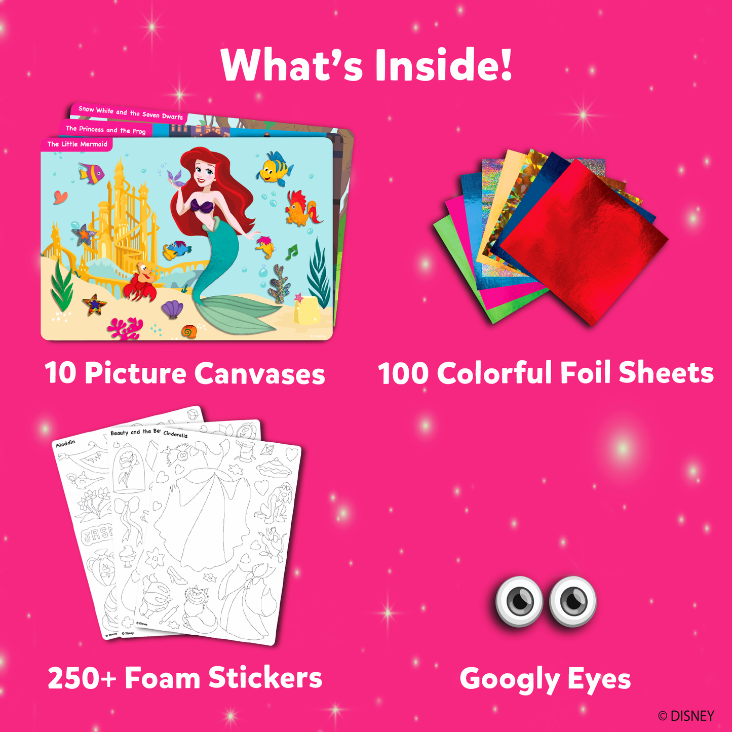 Skillmatics - Foil Fun - Disney Princesses Art for Kids