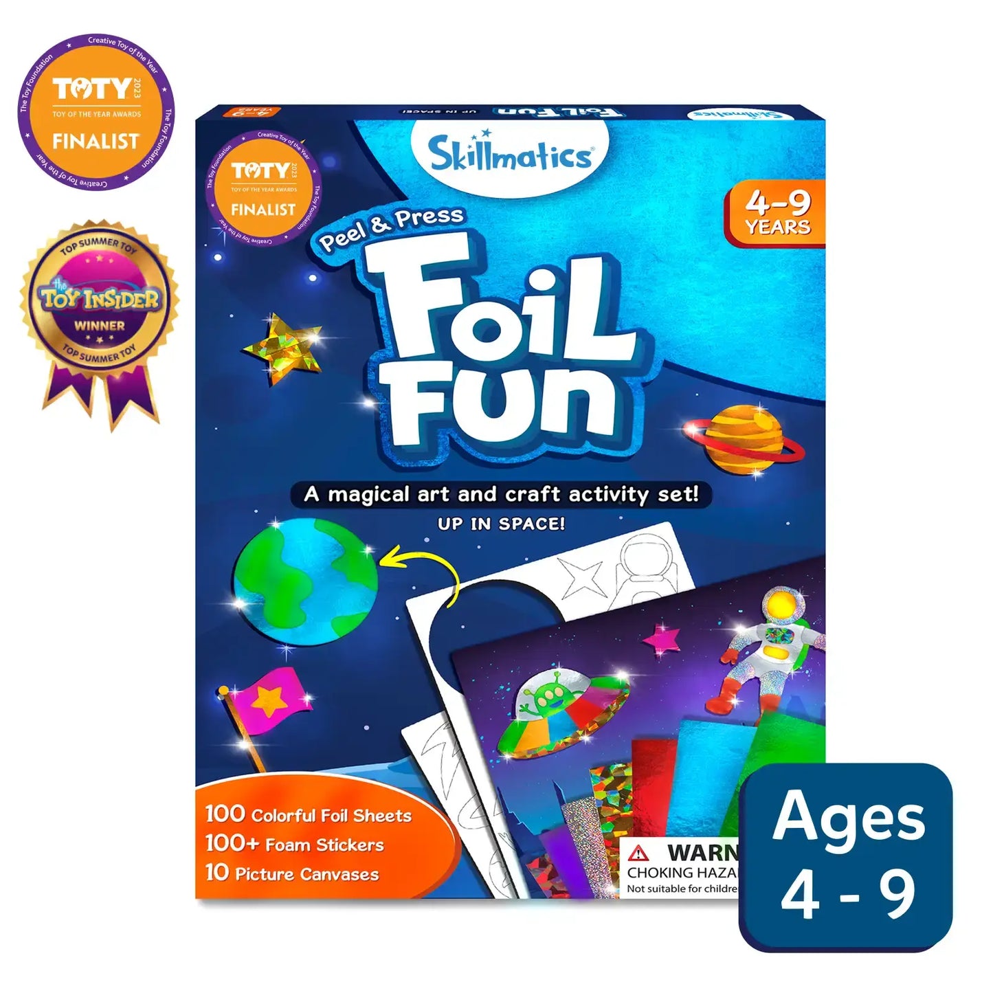 Skillmatics - Foil Fun - Up in Space No Mess Art for Kids