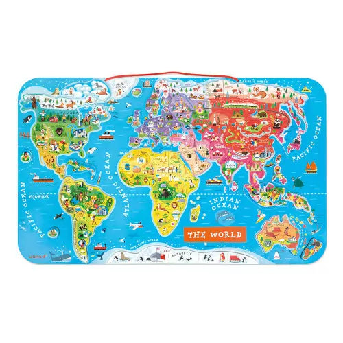 Magnetic World Map Puzzle
