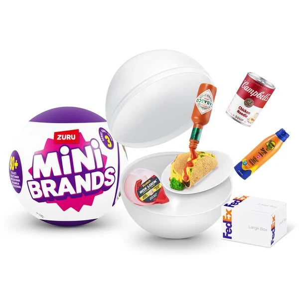 5 Surpise Mini Brands Series 3 Ball