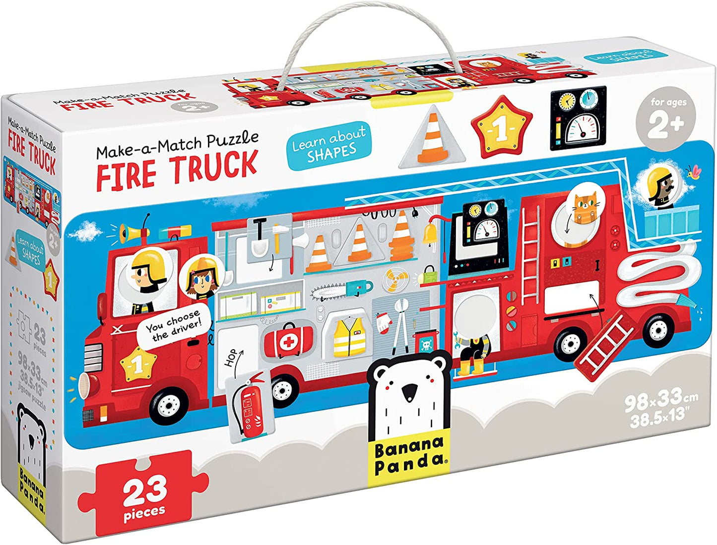 Make-a-Match Puzzle Firetruck