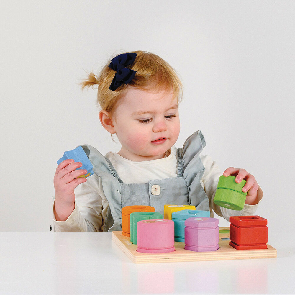 Rainbow Sensory Shape Sorter